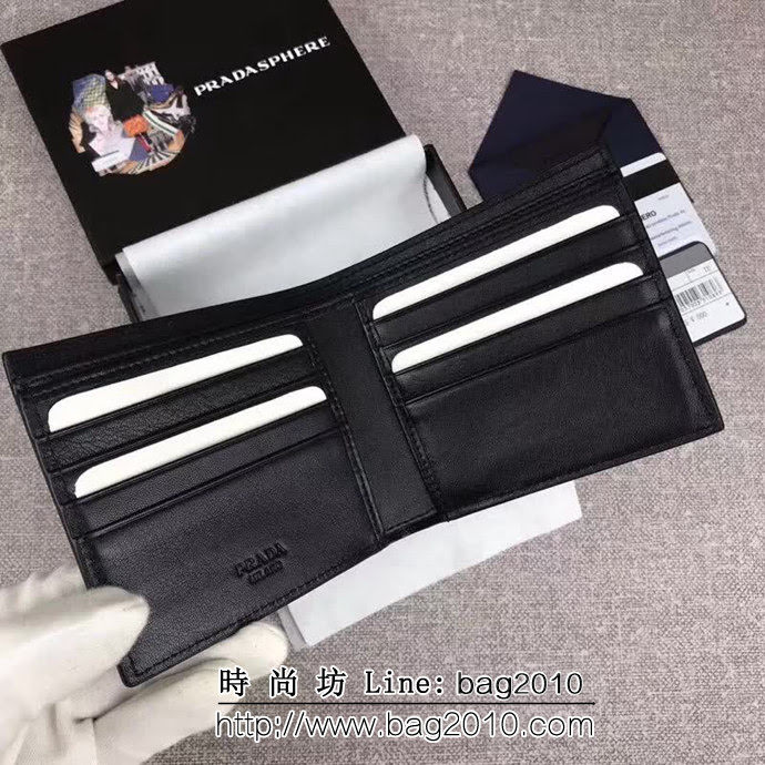 PRADA普拉達 官網同步 2018最新摩登態度系列 男士短款錢夾 2M0513 DD1527